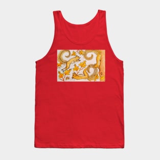 Squirrels Scurry for Nuts Tank Top